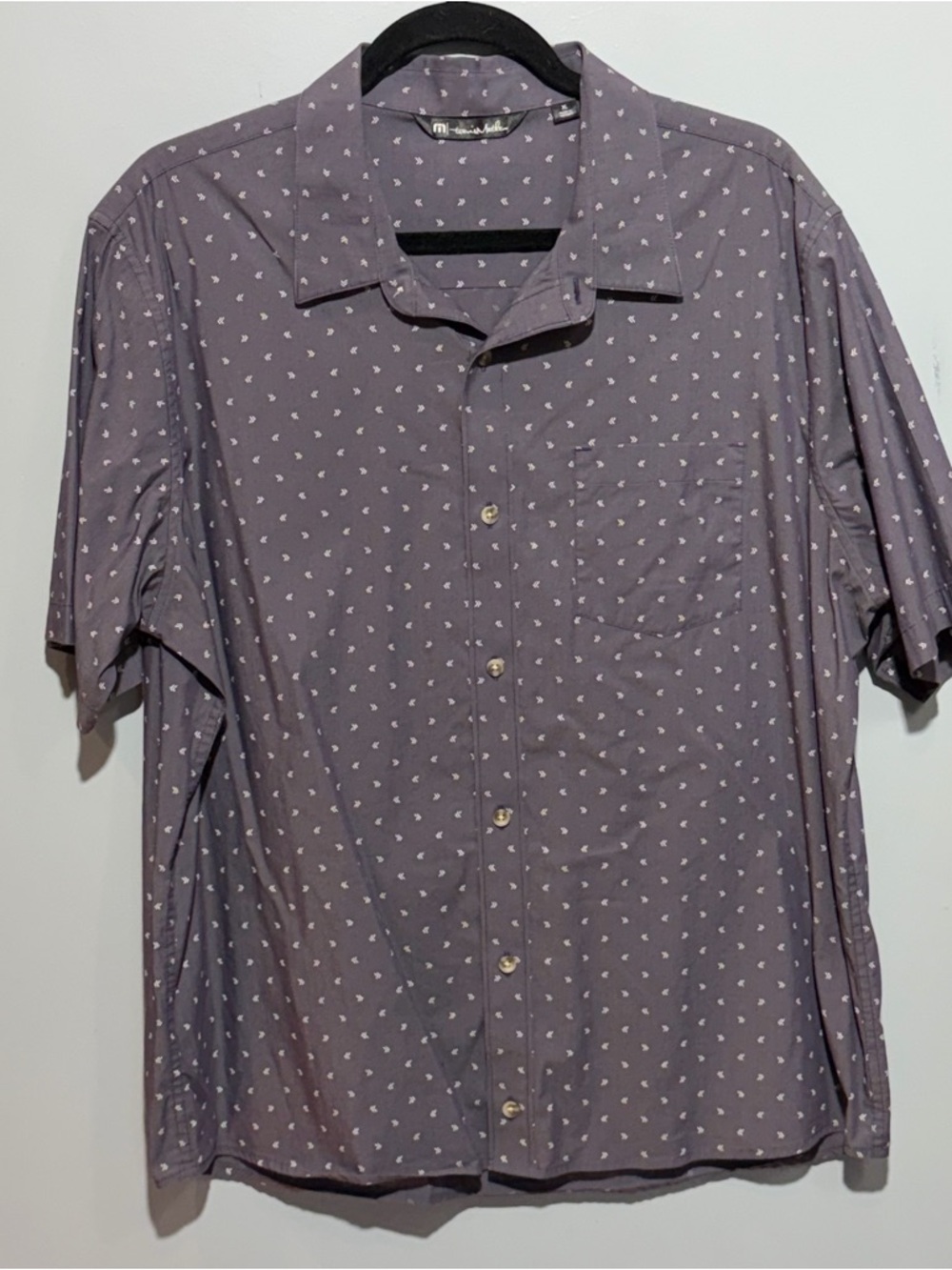Men's Travis Mathew Short Sleeve Button Down Shirt